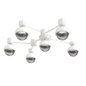 Hub & Spoke - Cabochon - Round - 6pc (1289|SMB0093-H6-WI-S-L3-MS)