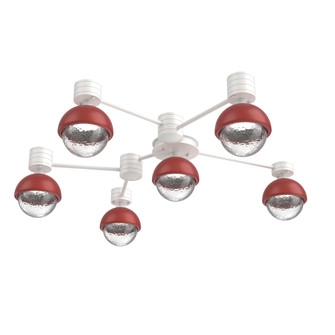 Hub & Spoke - Cabochon - Round - 6pc (1289|SMB0093-H6-WI-C-L3-RE)
