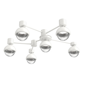 Hub & Spoke - Cabochon - Round - 6pc (1289|SMB0093-H6-WI-C-L1-MS)