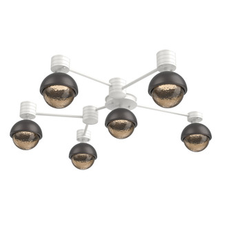 Hub & Spoke - Cabochon - Round - 6pc (1289|SMB0093-H6-WI-B-L1-GP)