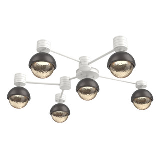 Hub & Spoke - Cabochon - Round - 6pc (1289|SMB0093-H6-WI-A-L3-GP)