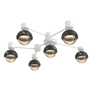 Hub & Spoke - Cabochon - Round - 6pc (1289|SMB0093-H6-WI-A-L3-BM)