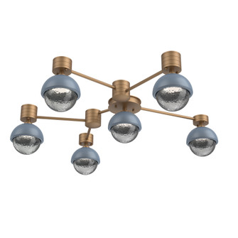 Hub & Spoke - Cabochon - Round - 6pc (1289|SMB0093-H6-NB-S-L1-BU)