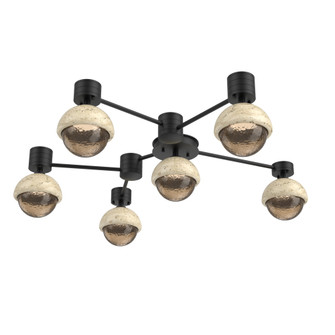 Hub & Spoke - Cabochon - Round - 6pc (1289|SMB0093-H6-MB-B-L3-TR)