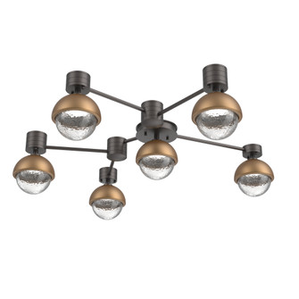 Hub & Spoke - Cabochon - Round - 6pc (1289|SMB0093-H6-GP-C-L3-NB)