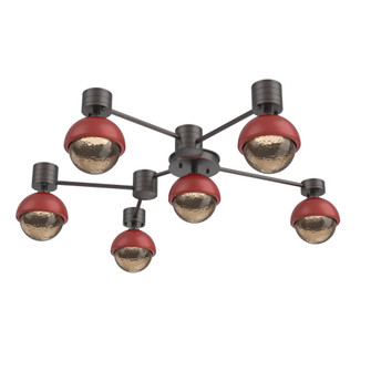Hub & Spoke - Cabochon - Round - 6pc (1289|SMB0093-H6-GP-B-L3-RE)