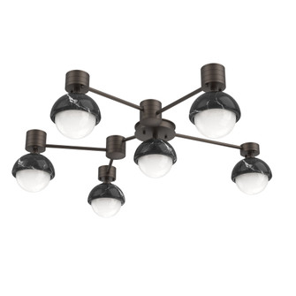 Hub & Spoke - Cabochon - Round - 6pc (1289|SMB0093-H6-FB-WL-L3-BM)
