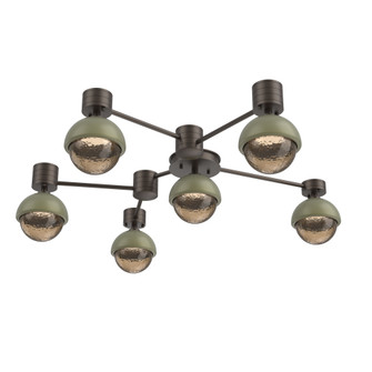 Hub & Spoke - Cabochon - Round - 6pc (1289|SMB0093-H6-FB-B-L3-GE)
