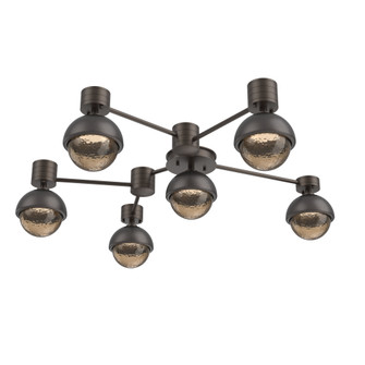 Hub & Spoke - Cabochon - Round - 6pc (1289|SMB0093-H6-FB-B-L1-GP)