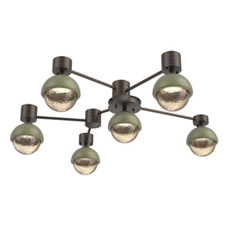 Hub & Spoke - Cabochon - Round - 6pc (1289|SMB0093-H6-FB-A-L3-GE)