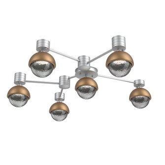Hub & Spoke - Cabochon - Round - 6pc (1289|SMB0093-H6-CS-S-L1-NB)