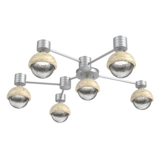 Hub & Spoke - Cabochon - Round - 6pc (1289|SMB0093-H6-CS-C-L1-TR)