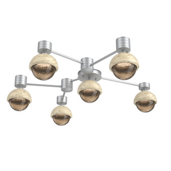 Hub & Spoke - Cabochon - Round - 6pc (1289|SMB0093-H6-CS-B-L3-TR)