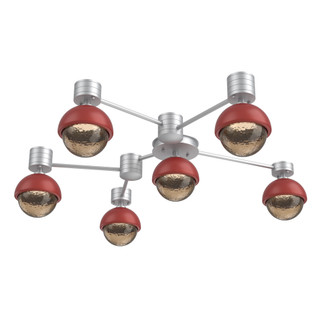 Hub & Spoke - Cabochon - Round - 6pc (1289|SMB0093-H6-CS-B-L3-RE)