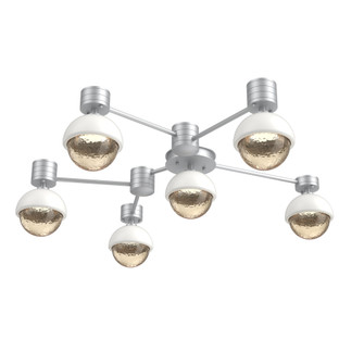 Hub & Spoke - Cabochon - Round - 6pc (1289|SMB0093-H6-CS-A-L3-WI)