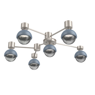 Hub & Spoke - Cabochon - Round - 6pc (1289|SMB0093-H6-BS-S-L1-BU)