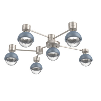 Hub & Spoke - Cabochon - Round - 6pc (1289|SMB0093-H6-BS-C-L1-BU)
