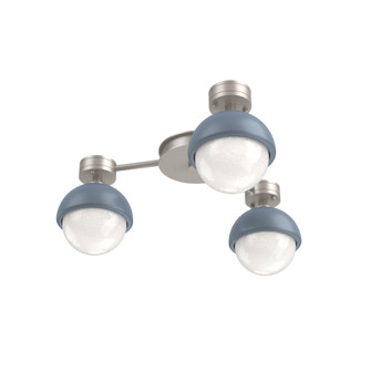 Cabochon Flush Mount Wall Sconce Beige Silver (1289|SMB0093-H3-BS-WL-L3-BU)