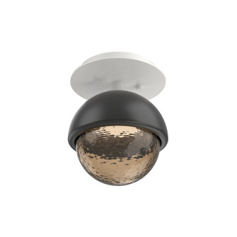Single Glass Sconce & Flush Mount - Cabochon (1289|SMB0093-01-WI-B-L1-MB)