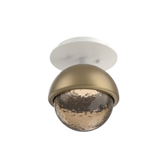 Single Glass Sconce & Flush Mount - Cabochon (1289|SMB0093-01-WI-B-L1-GB)