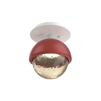 Single Glass Sconce & Flush Mount - Cabochon (1289|SMB0093-01-WI-A-L3-RE)