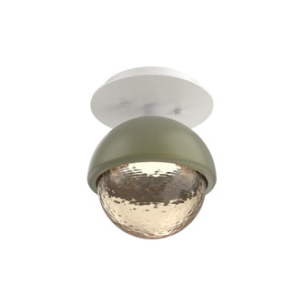 Single Glass Sconce & Flush Mount - Cabochon (1289|SMB0093-01-WI-A-L3-GE)