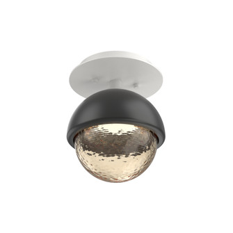 Single Glass Sconce & Flush Mount - Cabochon (1289|SMB0093-01-WI-A-L1-MB)