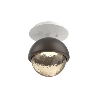 Single Glass Sconce & Flush Mount - Cabochon (1289|SMB0093-01-WI-A-L1-FB)