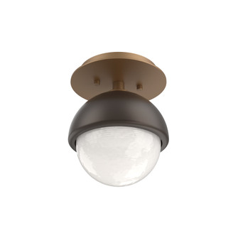Single Glass Sconce & Flush Mount - Cabochon (1289|SMB0093-01-NB-WL-L3-FB)
