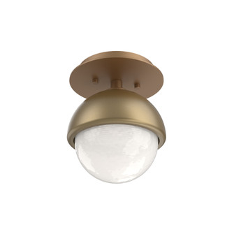 Single Glass Sconce & Flush Mount - Cabochon (1289|SMB0093-01-NB-WL-L3-GB)