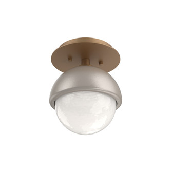 Single Glass Sconce & Flush Mount - Cabochon (1289|SMB0093-01-NB-WL-L3-BS)
