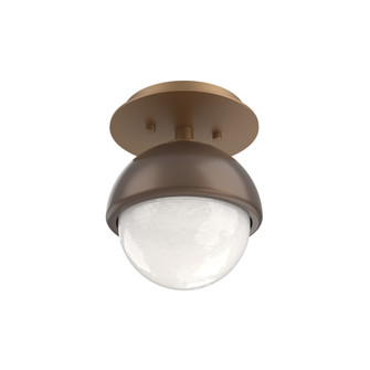 Single Glass Sconce & Flush Mount - Cabochon (1289|SMB0093-01-NB-WL-L3-BB)