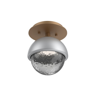 Single Glass Sconce & Flush Mount - Cabochon (1289|SMB0093-01-NB-S-L1-CS)