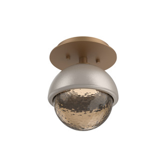 Single Glass Sconce & Flush Mount - Cabochon (1289|SMB0093-01-NB-B-L3-BS)