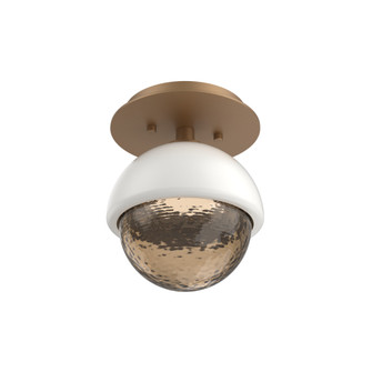 Single Glass Sconce & Flush Mount - Cabochon (1289|SMB0093-01-NB-B-L1-WI)