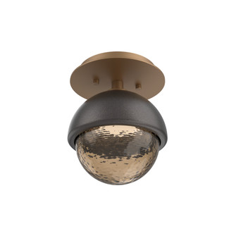 Single Glass Sconce & Flush Mount - Cabochon (1289|SMB0093-01-NB-B-L1-GP)