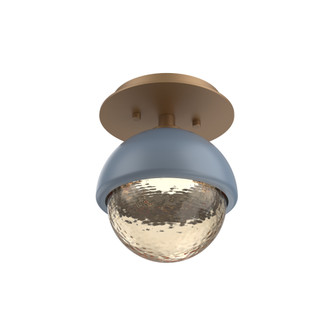 Single Glass Sconce & Flush Mount - Cabochon (1289|SMB0093-01-NB-A-L3-BU)