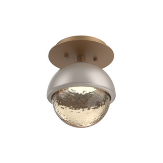 Single Glass Sconce & Flush Mount - Cabochon (1289|SMB0093-01-NB-A-L3-BS)
