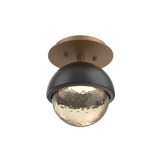 Single Glass Sconce & Flush Mount - Cabochon (1289|SMB0093-01-NB-A-L1-MB)