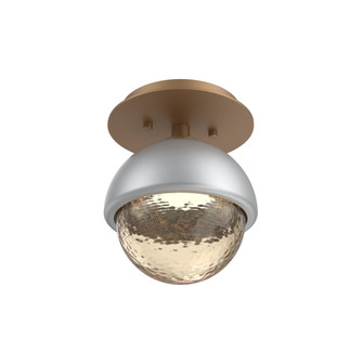 Single Glass Sconce & Flush Mount - Cabochon (1289|SMB0093-01-NB-A-L1-CS)