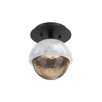 Single Glass Sconce & Flush Mount - Cabochon (1289|SMB0093-01-MB-B-L3-WM)
