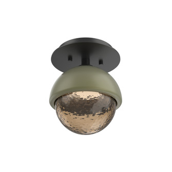Single Glass Sconce & Flush Mount - Cabochon (1289|SMB0093-01-MB-B-L3-GE)