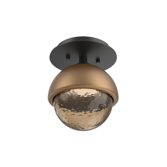 Single Glass Sconce & Flush Mount - Cabochon (1289|SMB0093-01-MB-B-L1-NB)