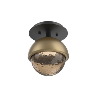 Single Glass Sconce & Flush Mount - Cabochon (1289|SMB0093-01-MB-B-L1-GB)
