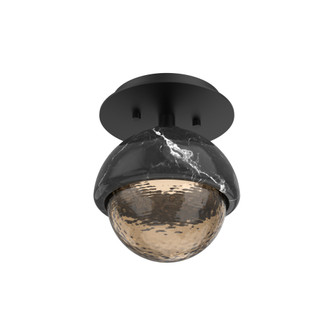 Single Glass Sconce & Flush Mount - Cabochon (1289|SMB0093-01-MB-B-L1-BM)