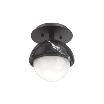 Single Glass Sconce & Flush Mount - Cabochon (1289|SMB0093-01-GP-WL-L3-BM)