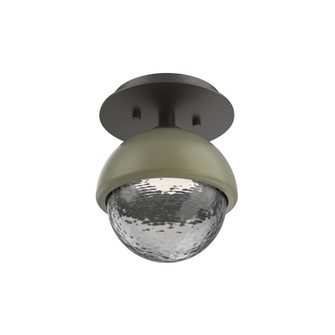 Single Glass Sconce & Flush Mount - Cabochon (1289|SMB0093-01-GP-S-L1-GE)