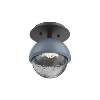 Single Glass Sconce & Flush Mount - Cabochon (1289|SMB0093-01-GP-S-L1-BU)