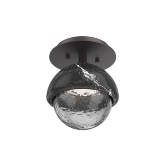 Single Glass Sconce & Flush Mount - Cabochon (1289|SMB0093-01-GP-S-L1-BM)