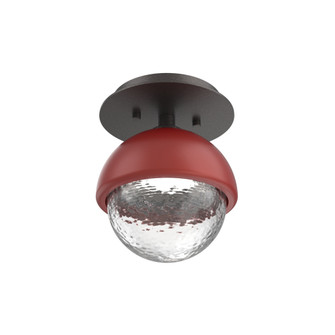 Single Glass Sconce & Flush Mount - Cabochon (1289|SMB0093-01-GP-C-L3-RE)